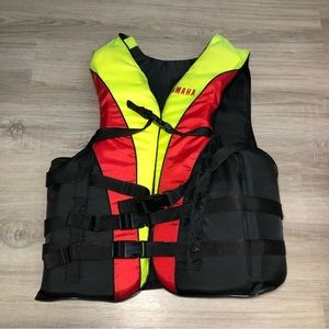 Yamaha SKI Life Vest Type III Medium Flotation Device US Coast Guard Approval